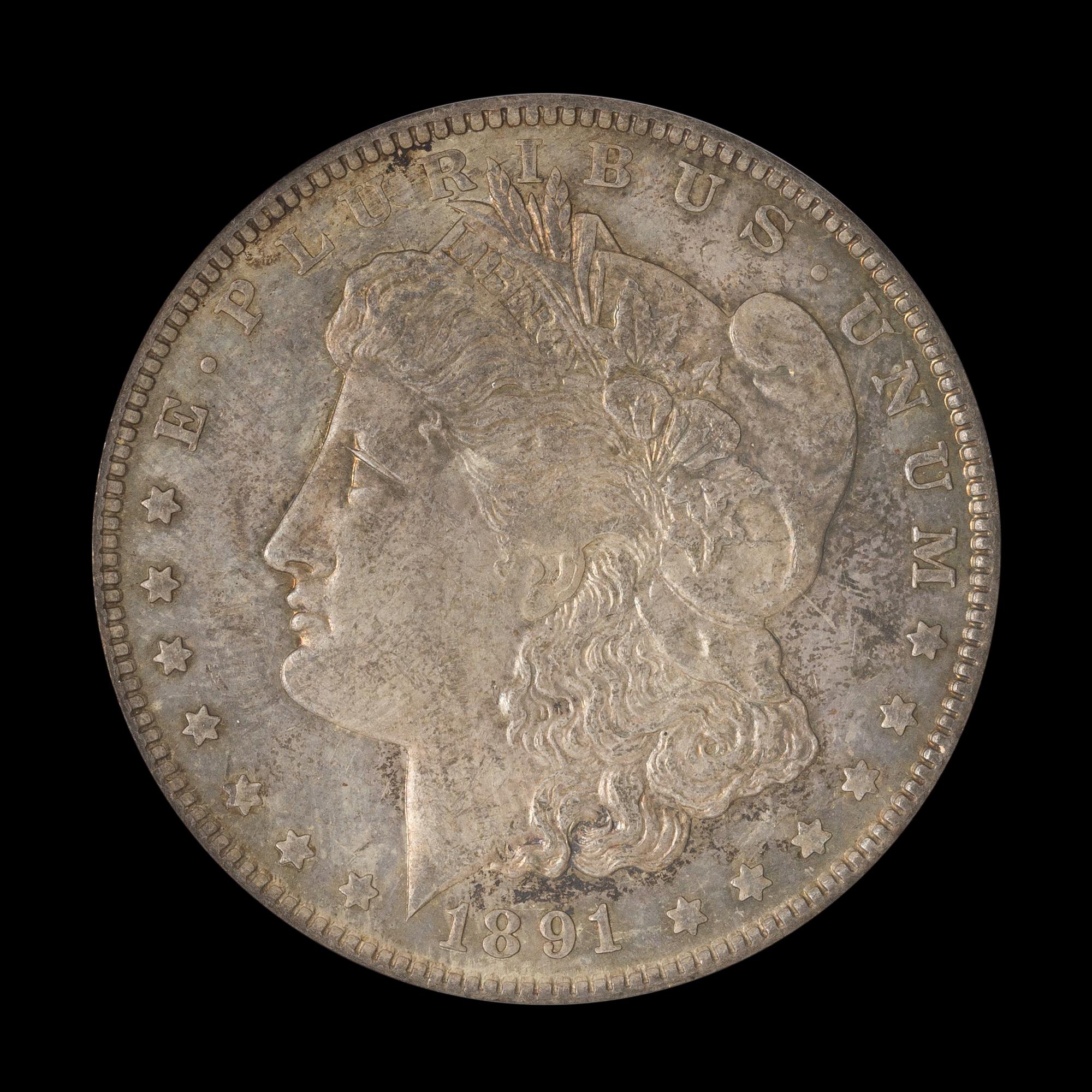 A United States 1891-CC Morgan Silver Dollar Coin