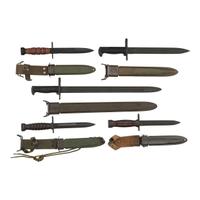 Lot of 5 20th Century U.S. Bayonets Including: M1905, M1 and M4