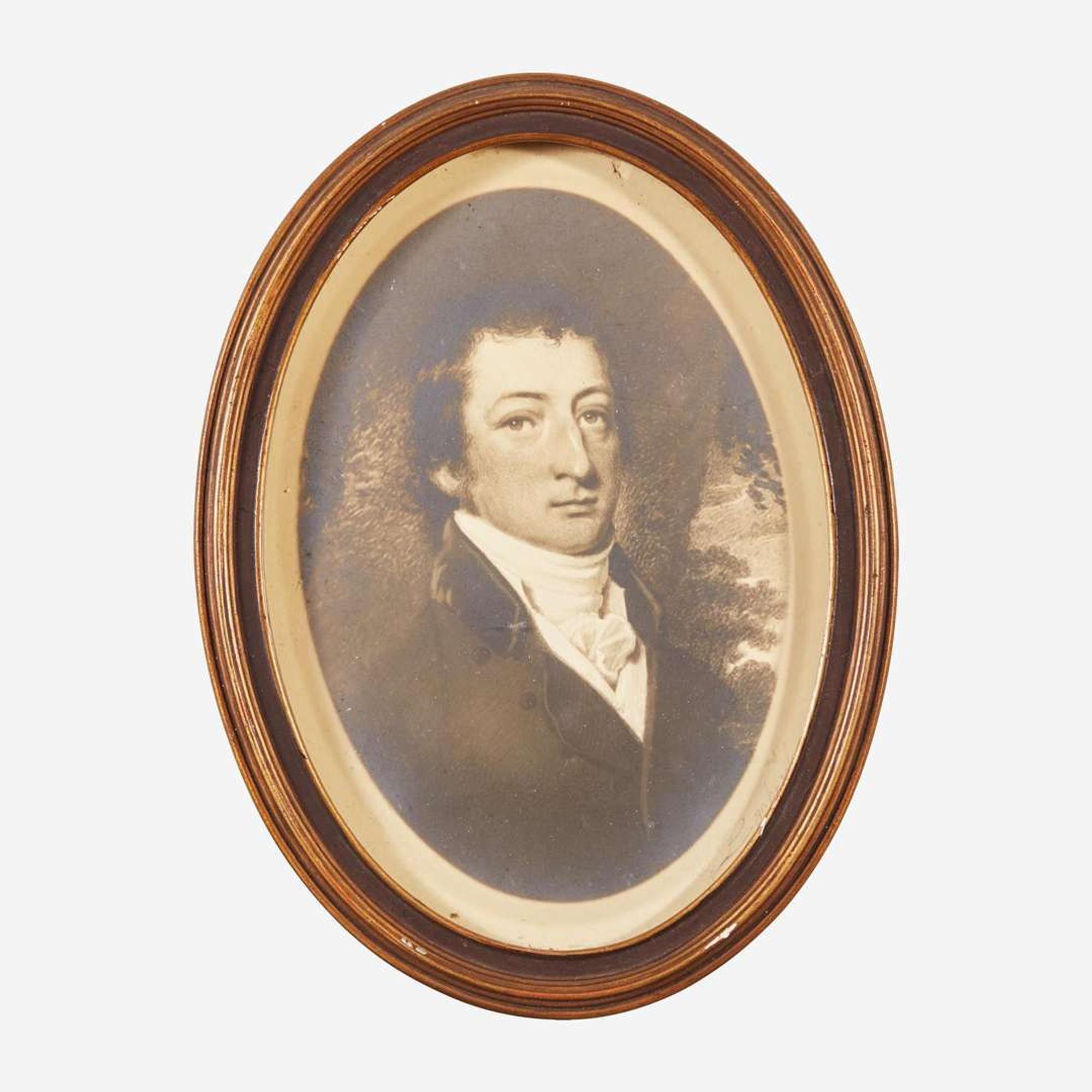 Sarah Miriam Peale (1800-1885) Portrait of William Bond Martin, Jr. (1802-1828) of Baltimore, Maryland, dated "1824"