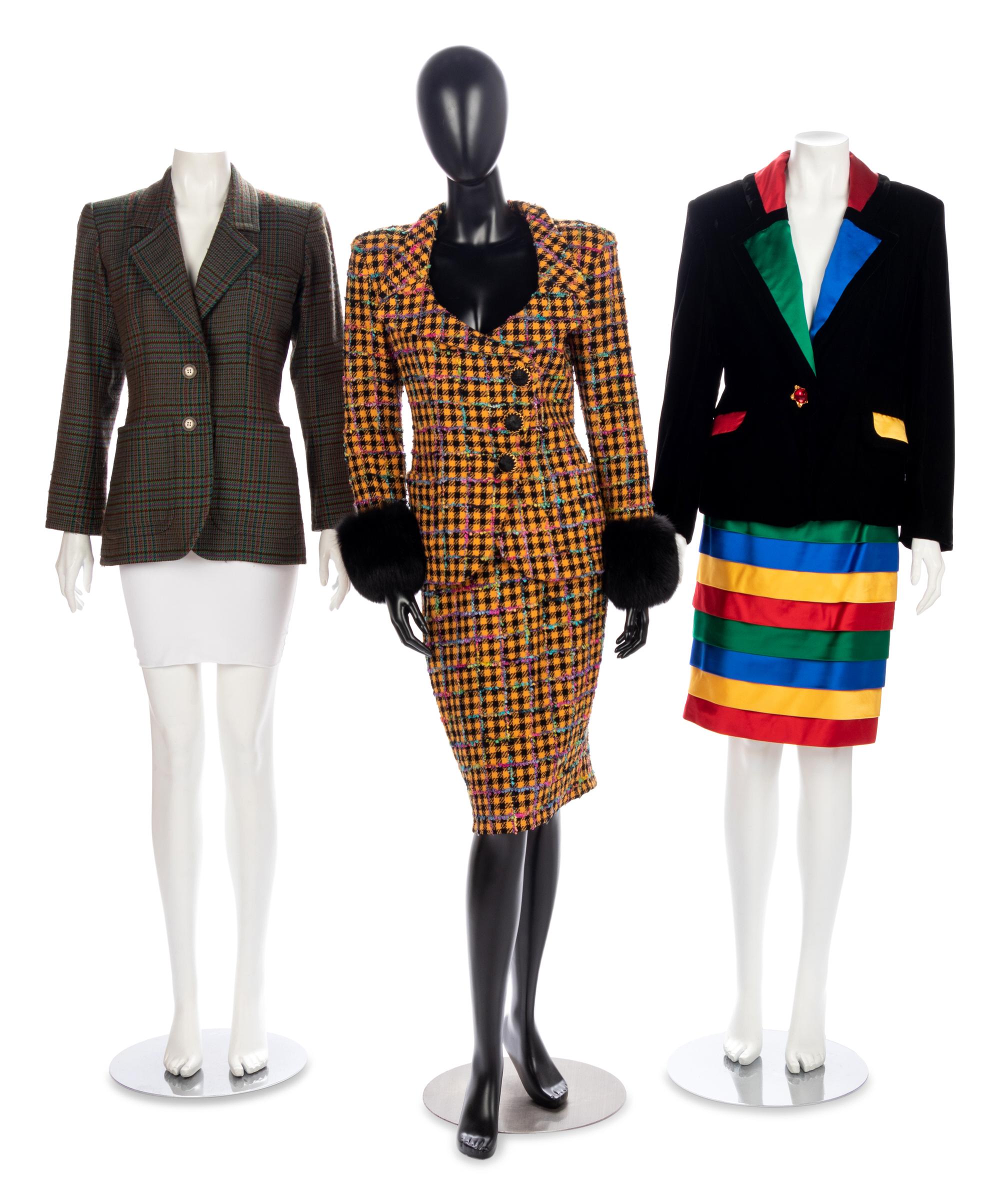 Collection of Four Vintage Designer Suits and Jackets, 1980-2000s