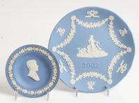 Two Wedgwood Jasperware Articles Diameter of larger 7 1/8 inches. — 20TH CENTURY