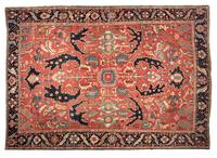 A Heriz Wool Rug