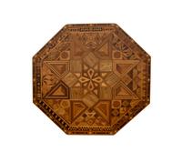 A Parquetry Decorated Various Woods Flip-Top Table