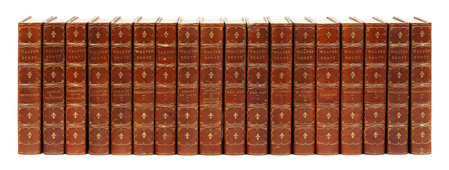 SCOTT, Sir Walter (1771-1832). Works. Boston: Dana Estes & Company, 1900.