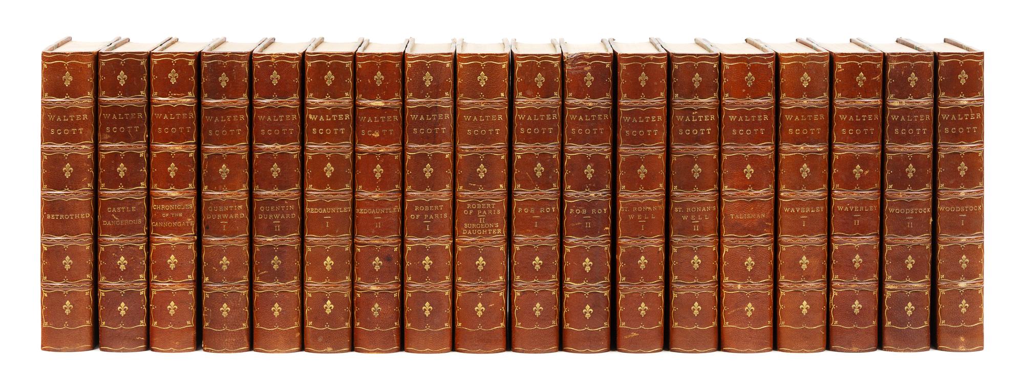 SCOTT, Sir Walter (1771-1832). Works. Boston: Dana Estes & Company, 1900.