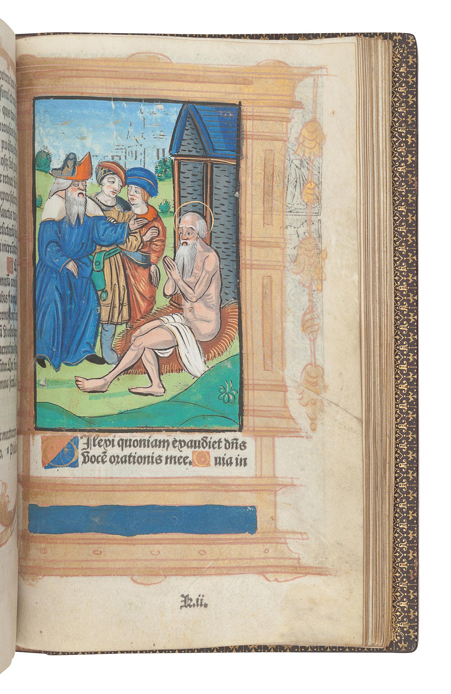 HORAE, Use of Rome. Hore beate marie virginis s[e]c[un]d[u]m usum ecclesie romane totaliter ad longum cum multis suffragiis et orationibus . Paris: Gilles Hardouin for Germain Hardouin, [ca 1521, calendar for 1521-1540].