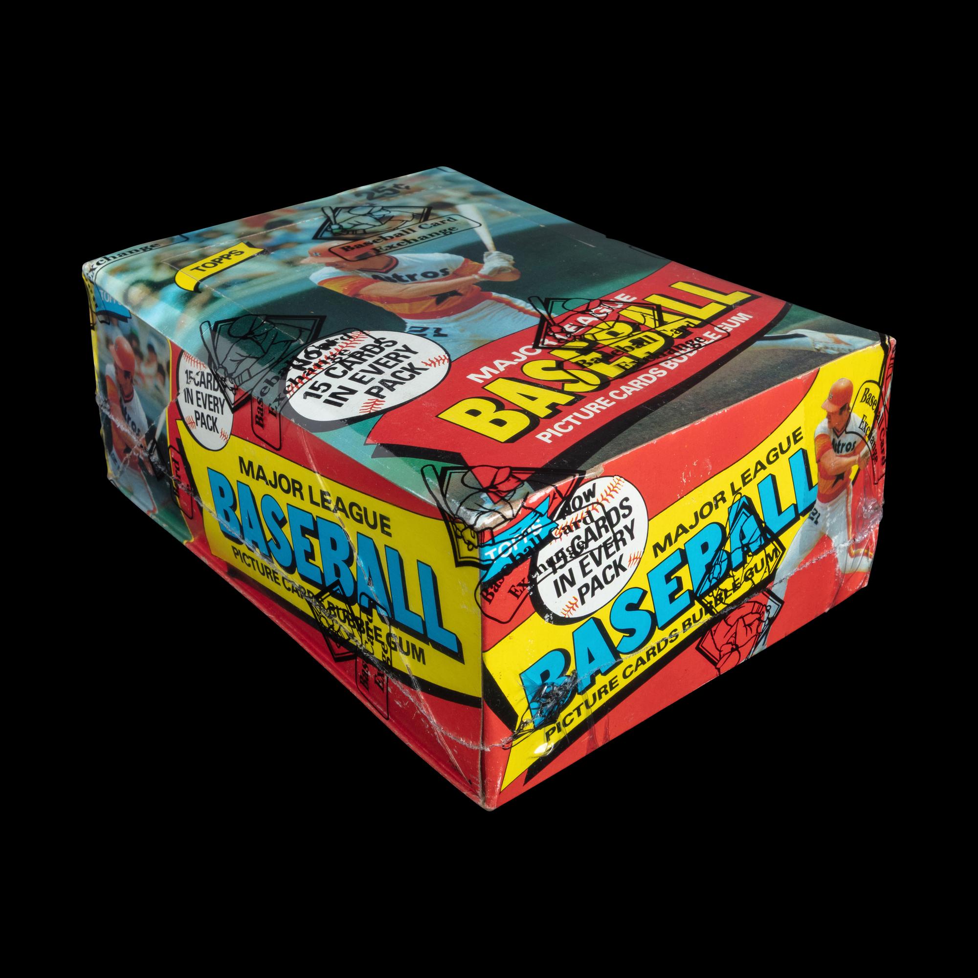 An Unopened Wax Box of 1980 Topps Baseball Cards – Possible Rickey Henderson Rookie (BBCE Certified)