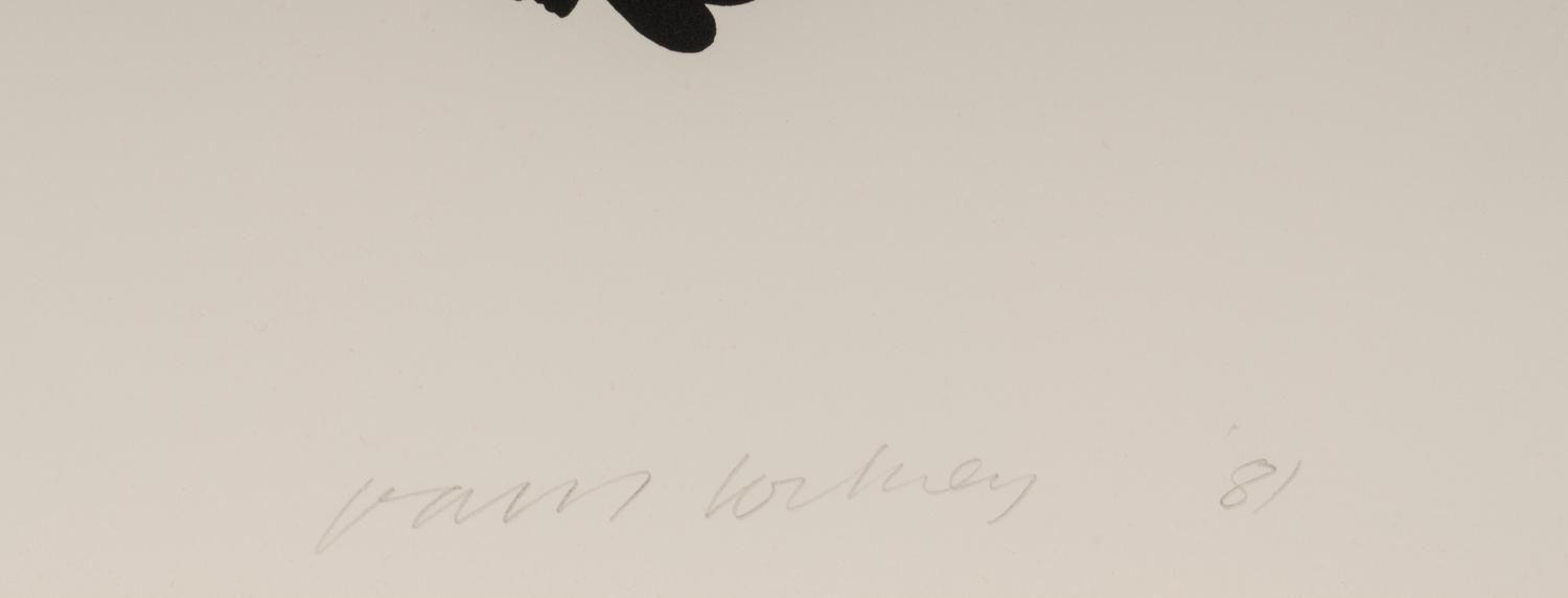 Celia (La Bergère) (from Eight Lithographs to Benefit the Foundation for Contemporary Performance Arts, Inc. ), 1981