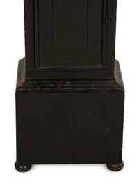 A William and Mary Ebonized Longcase Clock