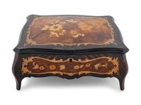 A Reuge Marquetry Decorated Music Box