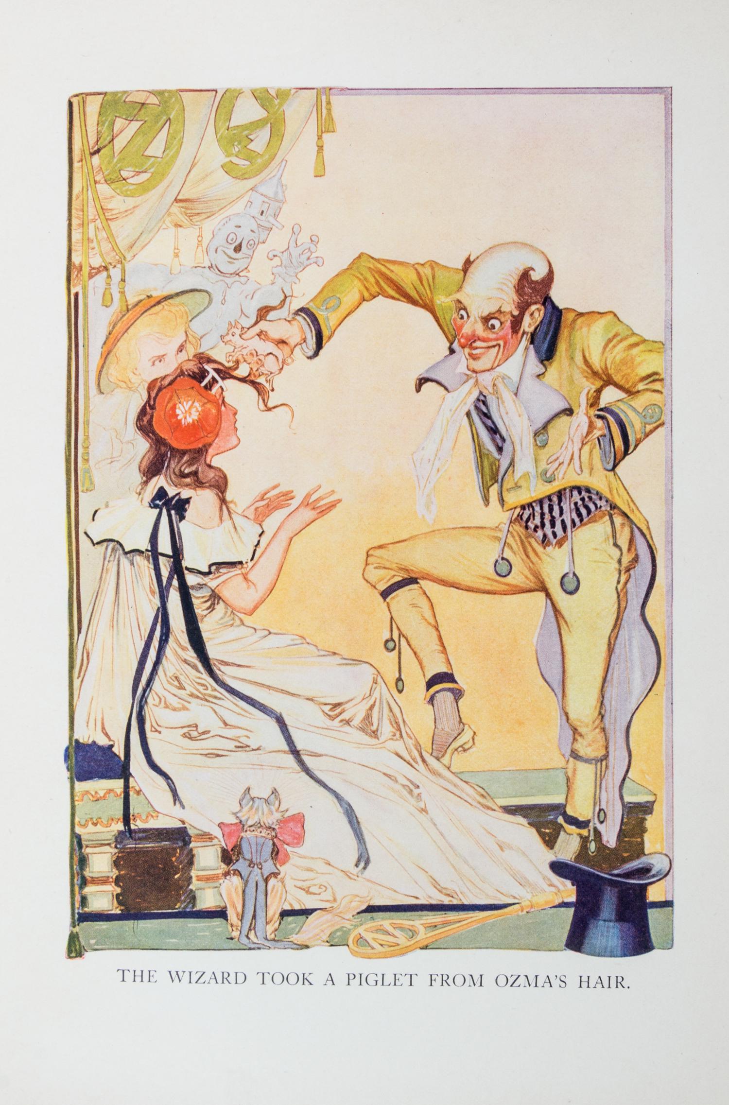 BAUM, L. FRANK. Dorothy and the Wizard of Oz. Chicago, 1908. First printing with advertisements.