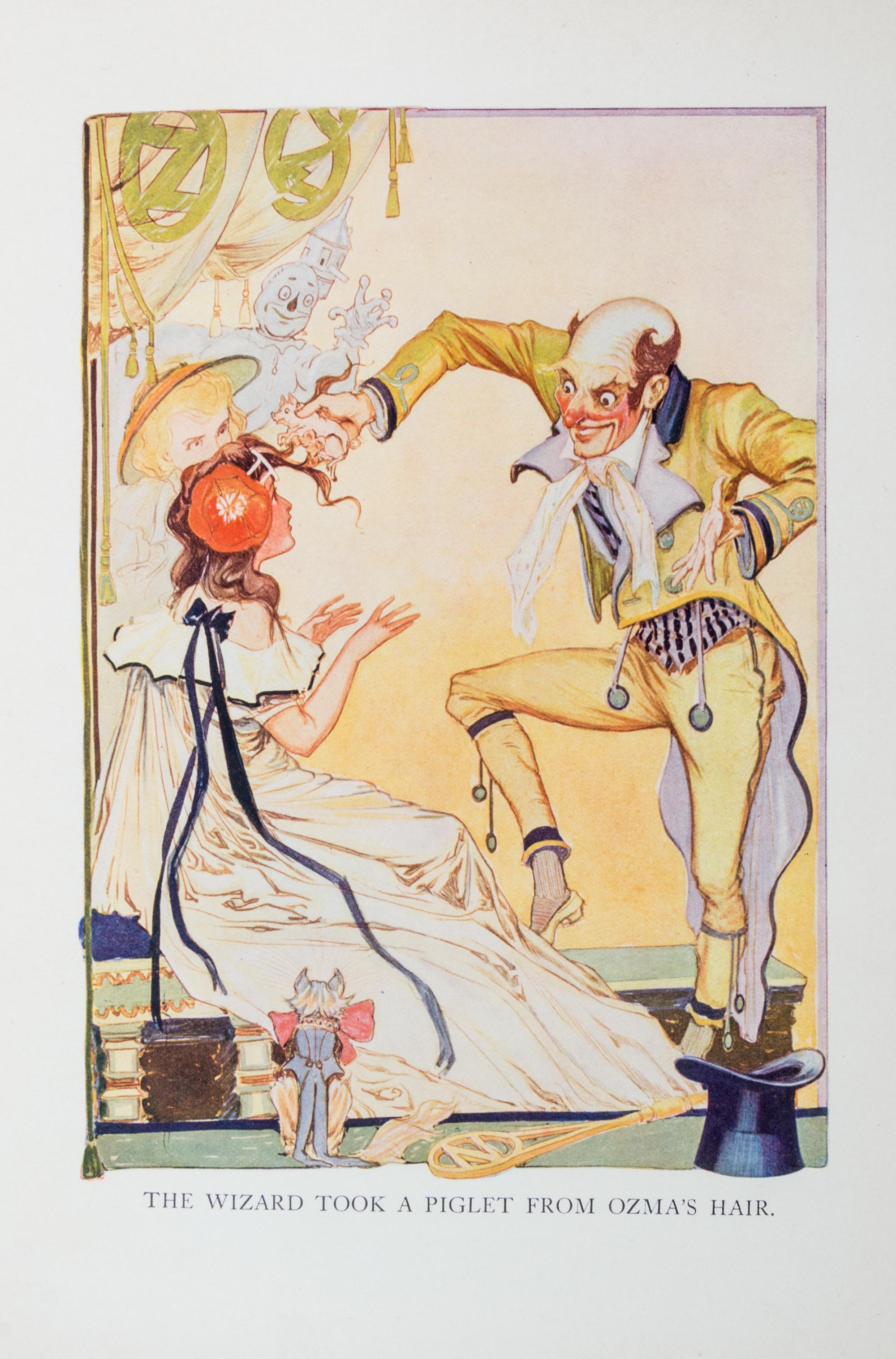BAUM, L. FRANK. Dorothy and the Wizard of Oz. Chicago, 1908. First printing with advertisements.
