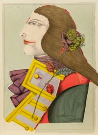 Richard Lindner, (American/German, 1901-1978), Der Rosenkavalier, 1977