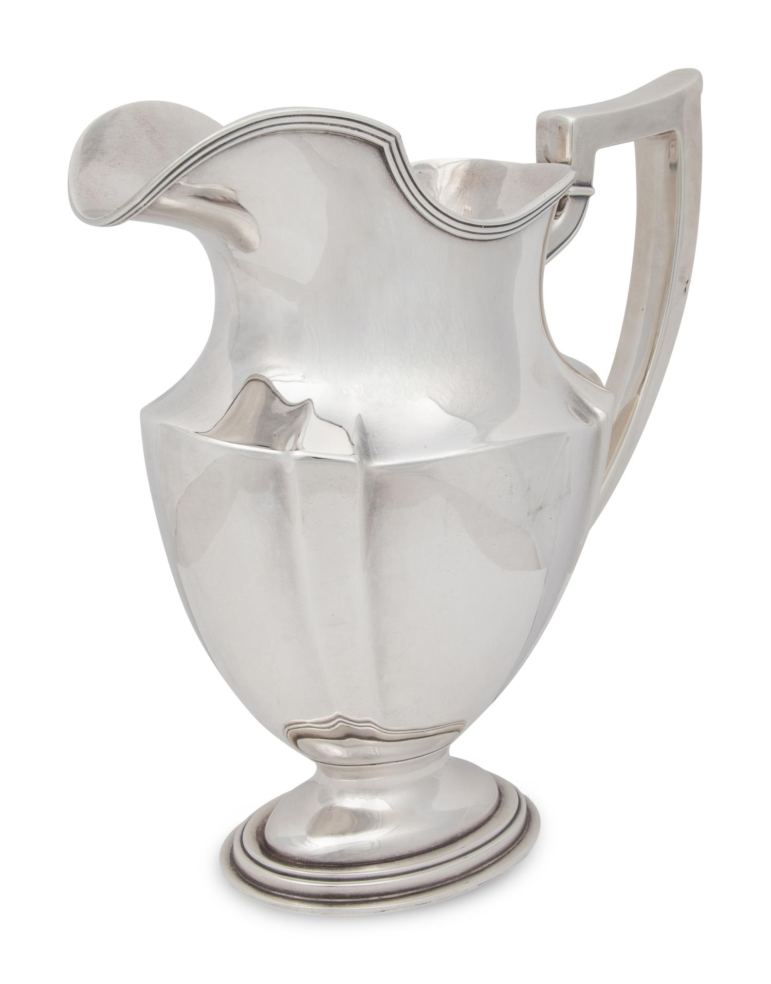 An American Silver Water Pitcher