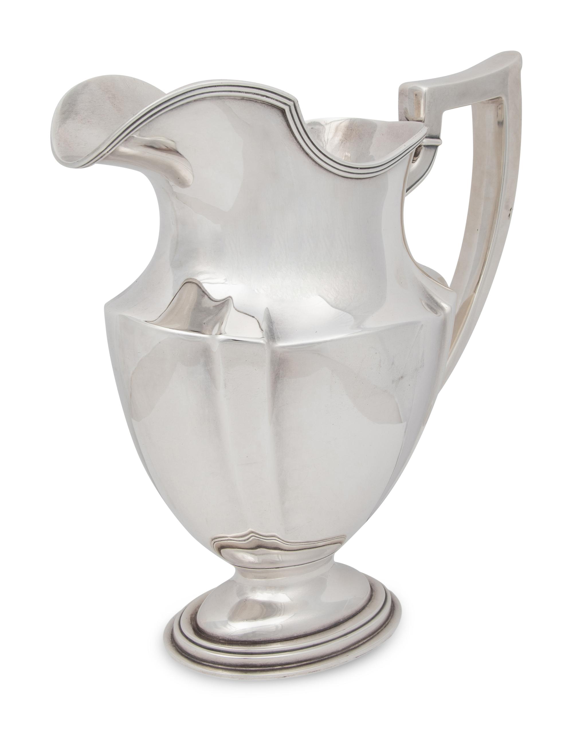 An American Silver Water Pitcher