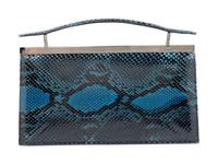 Judith Leiber Blue Skin Bag,