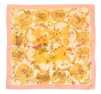 A Pair of Ferragamo Silk Scarves, 34" x 34".