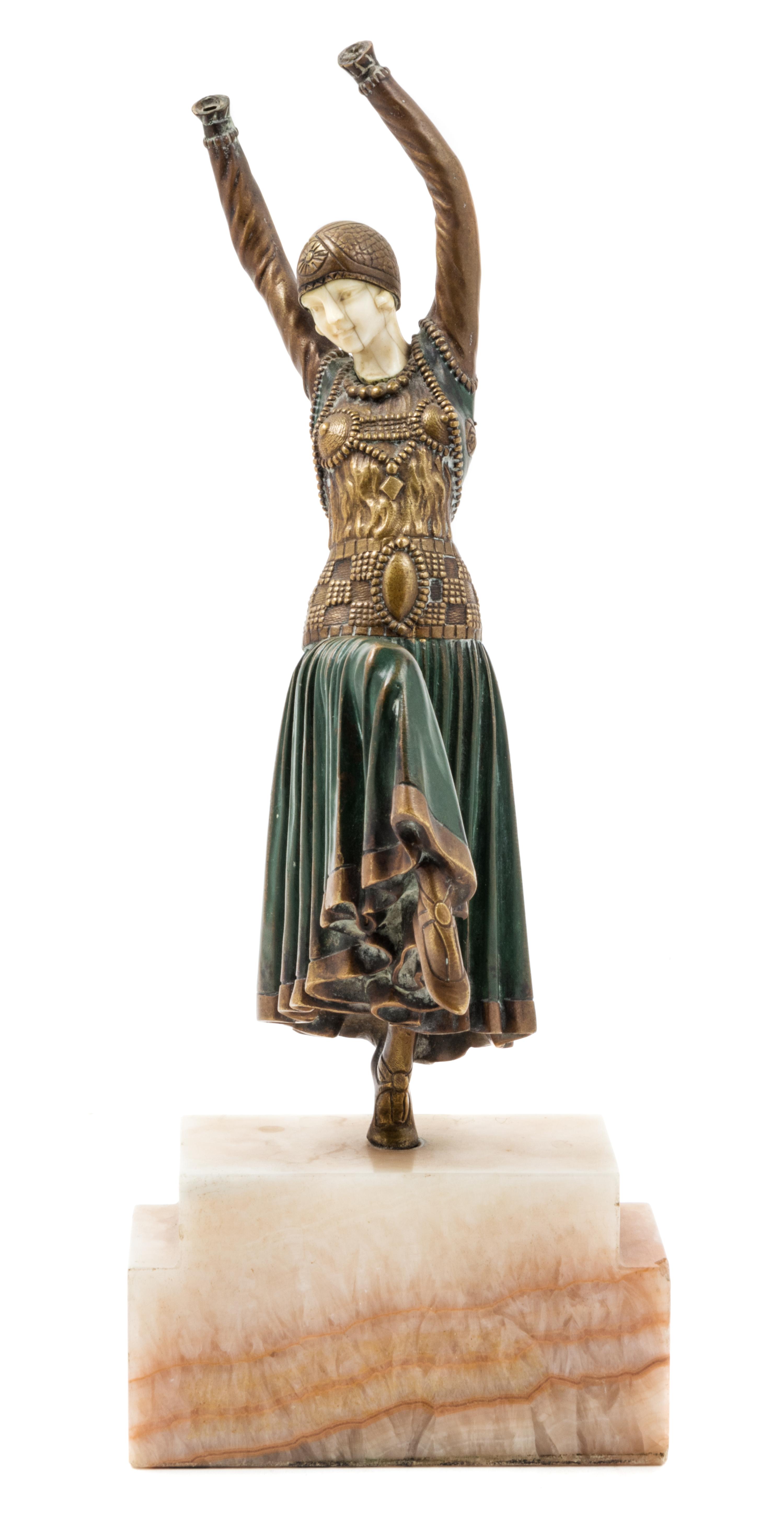 Demetre Chiparus, (Romanian, 1886-1947), Vested Dancer