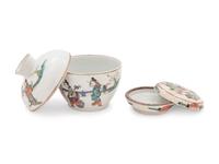 Six Famille Rose Porcelain Articles