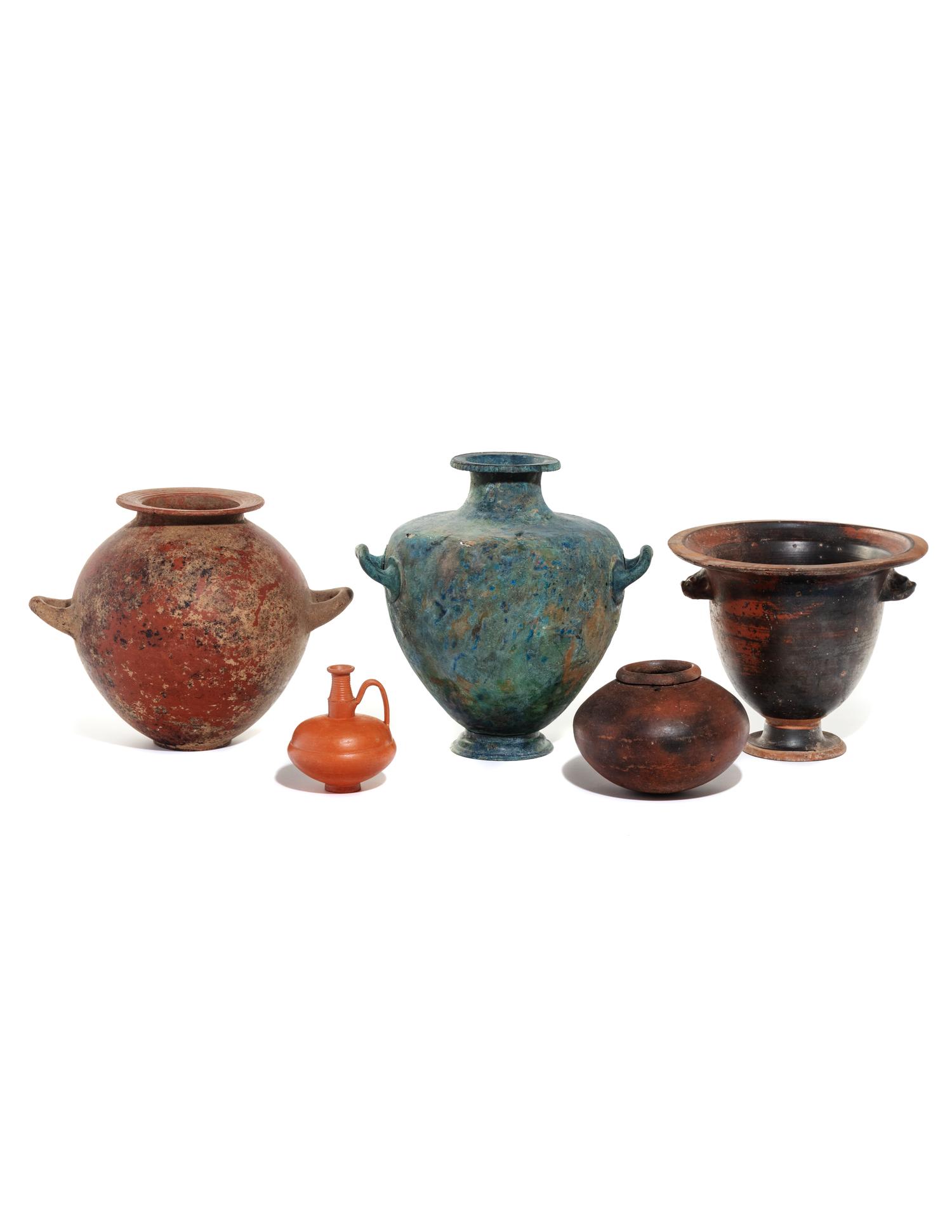 A Group of Graeco-Roman Pottery Vessels