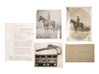 [CIVIL WAR]. A collection of items identified to General James Lyman Van Buren, incl. US Model 1860 Light Cavalry saber, buff saber belt, shoulder straps, insignia, and photographs.