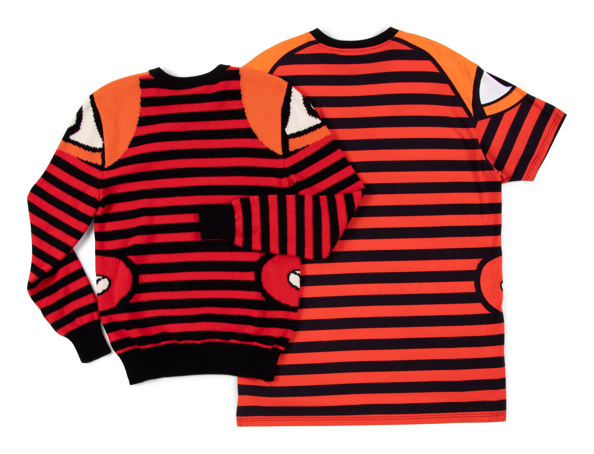 Two Givenchy Runaway Totem Pieces; One Sweater and One T-Shirt, Fall 2017 — BNY 40, 56