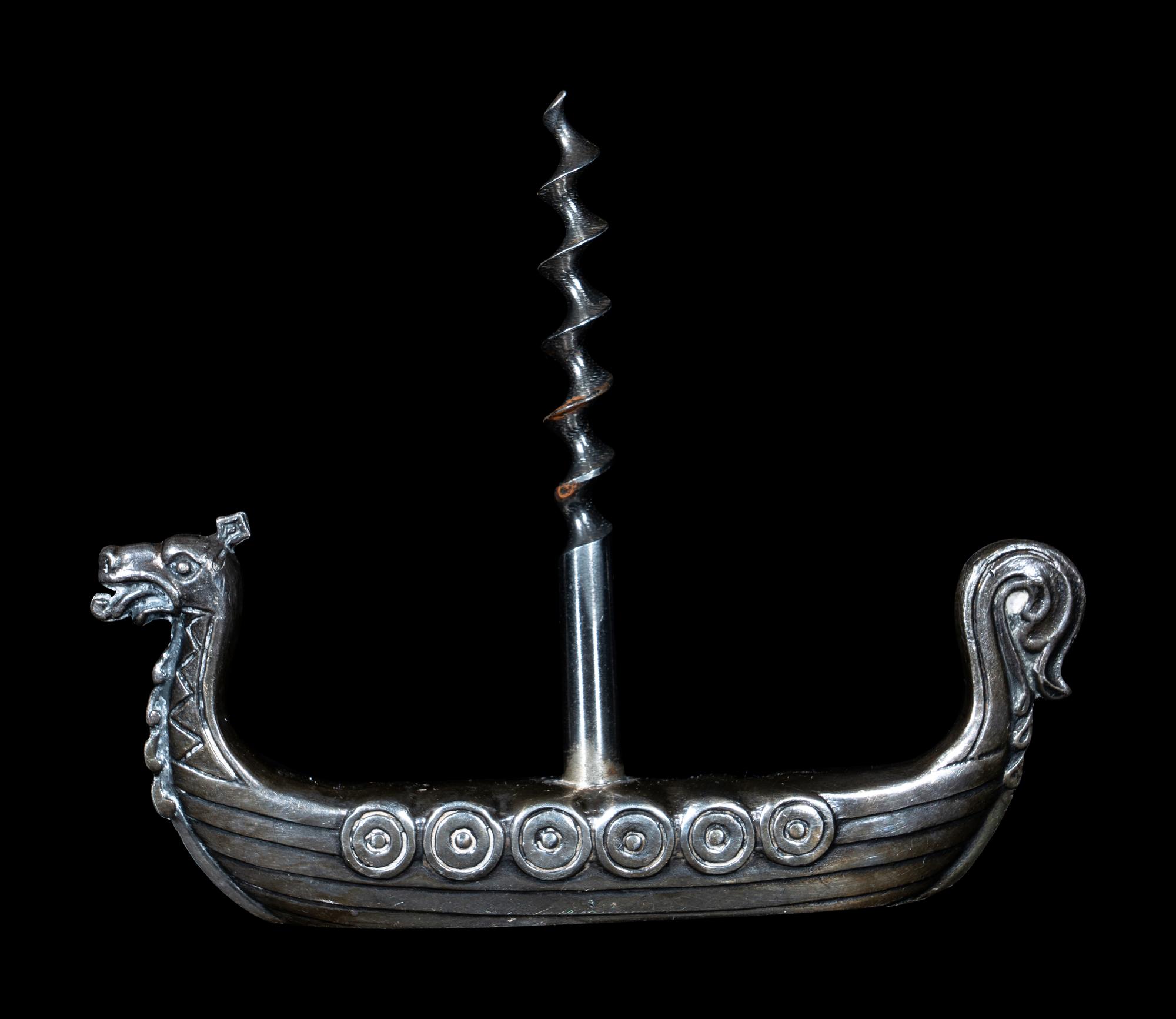 Three Chinese Export Silver and Silvered Metal Articles