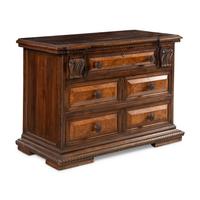 An Italian Carved Walnut Chest of Drawers