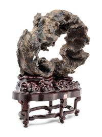 A Chinese Scholar's Rock and Stand, Taihushi