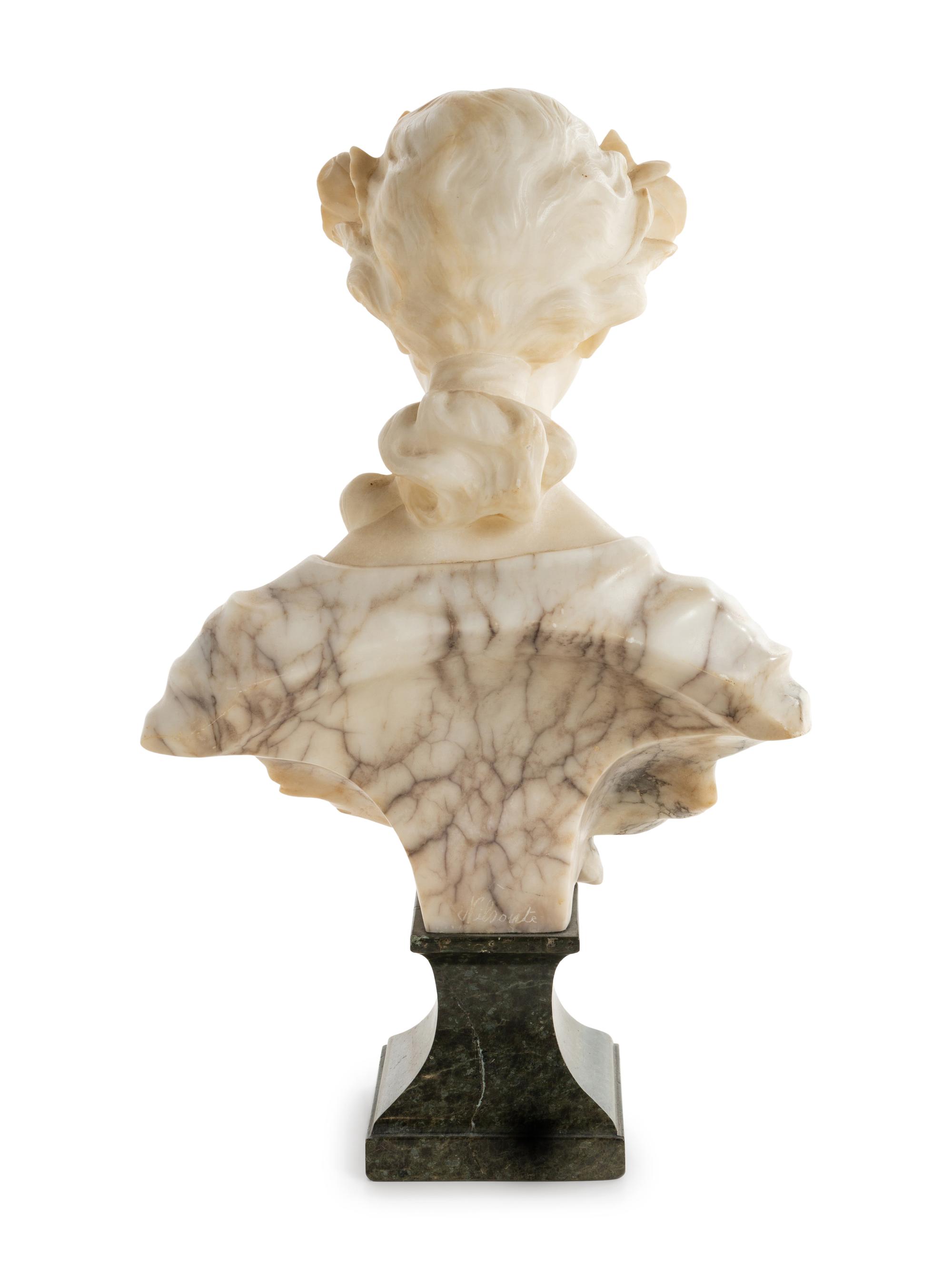 A French Carved Marble Bust