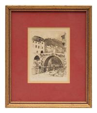 Three Works: Fish Creek, Apache Trail, Arizona, 1926, Old Bridge, Isolabona, Italy and The Little Canyon, 1930