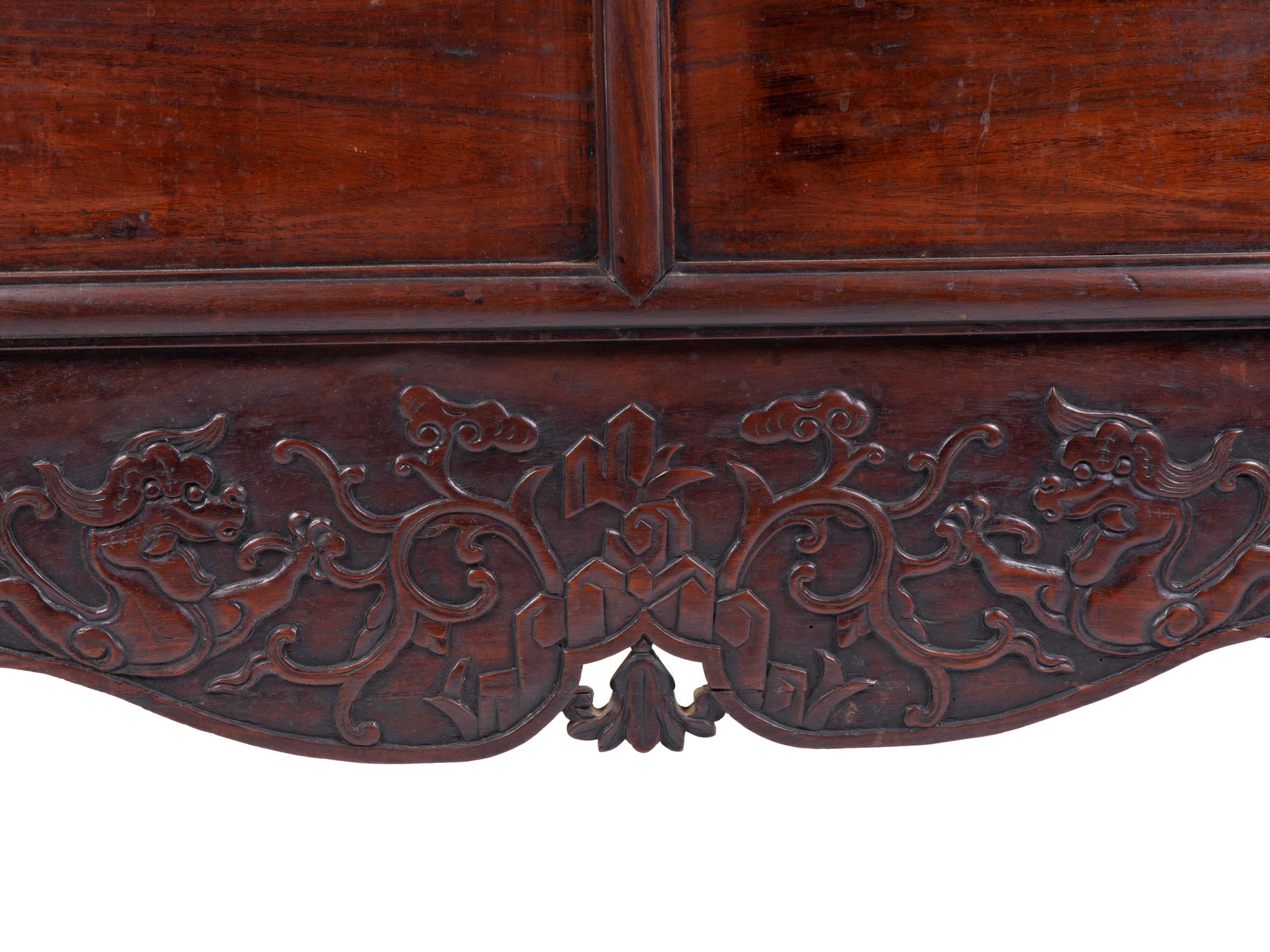 A Chinese Hardwood Three-Drawer Coffer, Liansanchu — 19TH CENTURY
