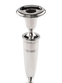 A Pair of Tiffany and Co. Silver Candlesticks