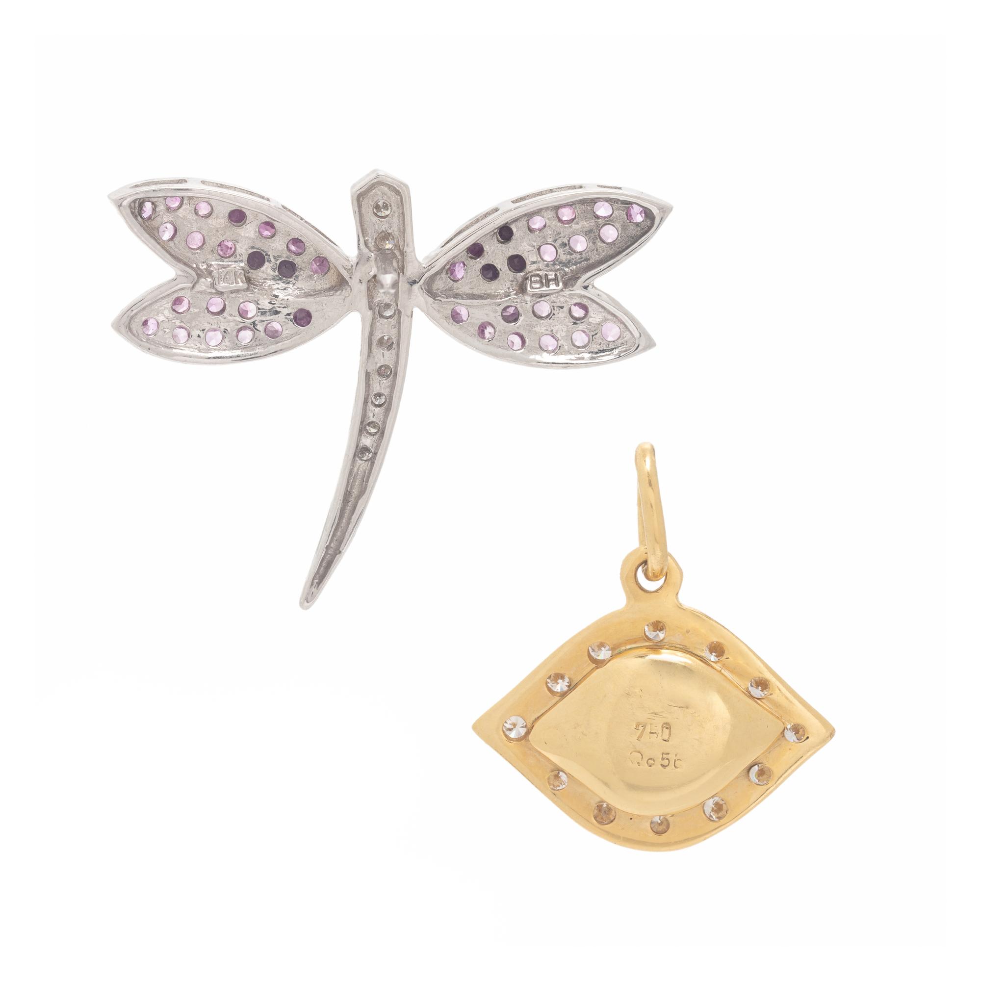 Collection of Bicolor Gold and Multigem Jewelry