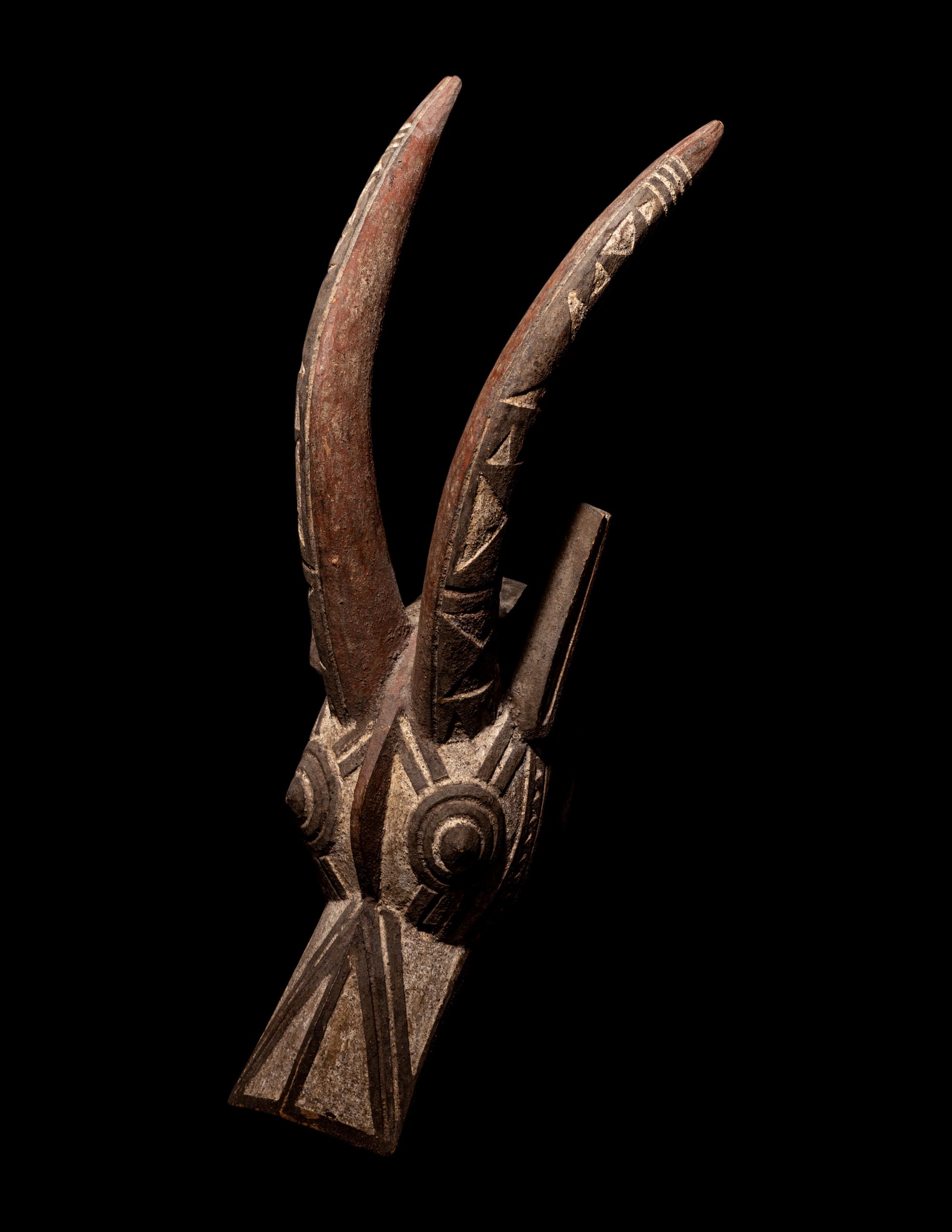 Four Mossi Wood Masks
