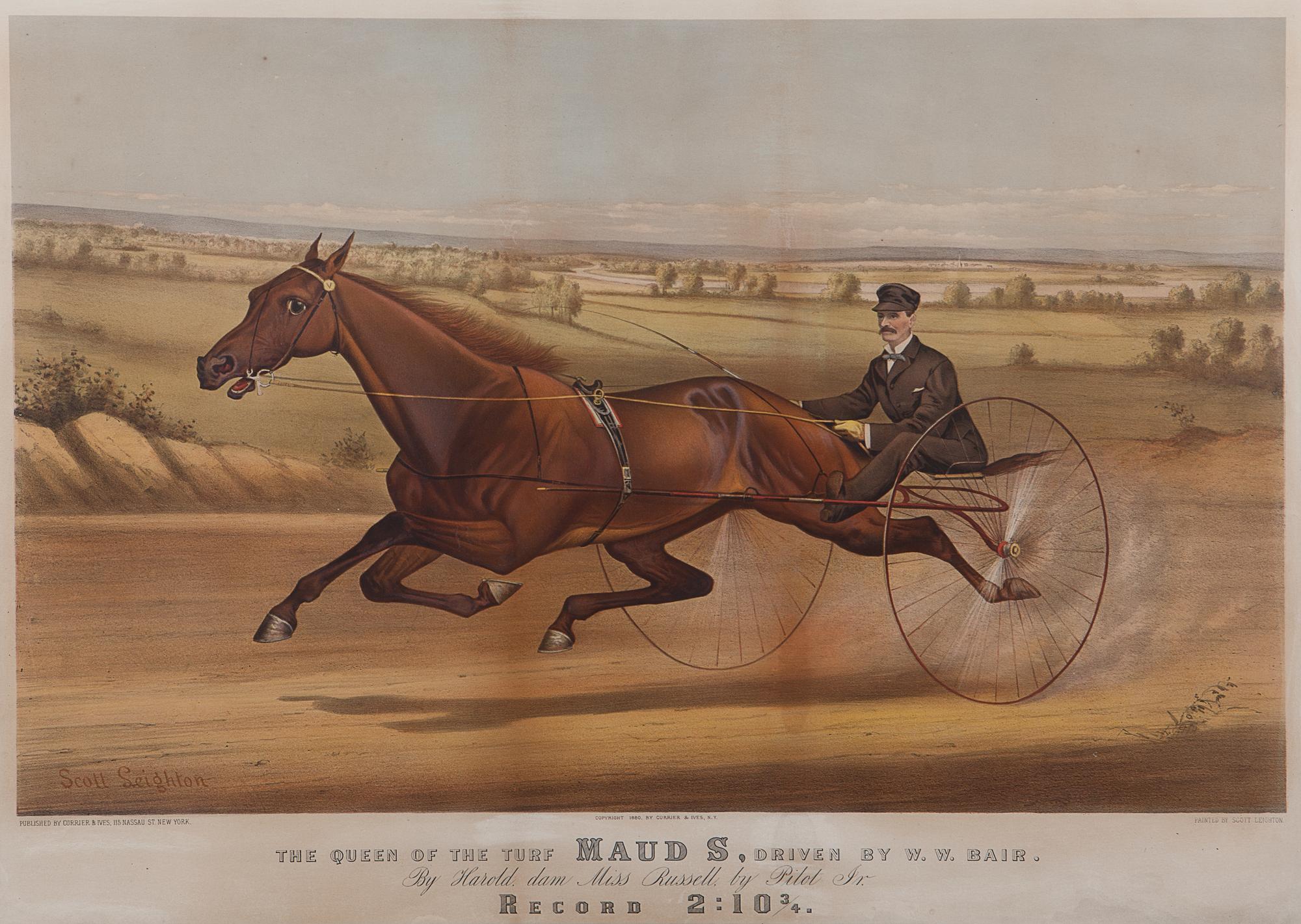 CURRIER and IVES, publishers -- after Scott Leighton.
