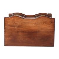 A Chippendale Figured Mahogany Block Front Chest of Drawers
