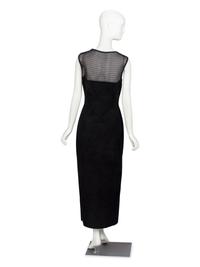 AlaÏa, Black Velvet Fleece Stretch Dress