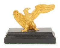Two Gilt Bronze Eagles