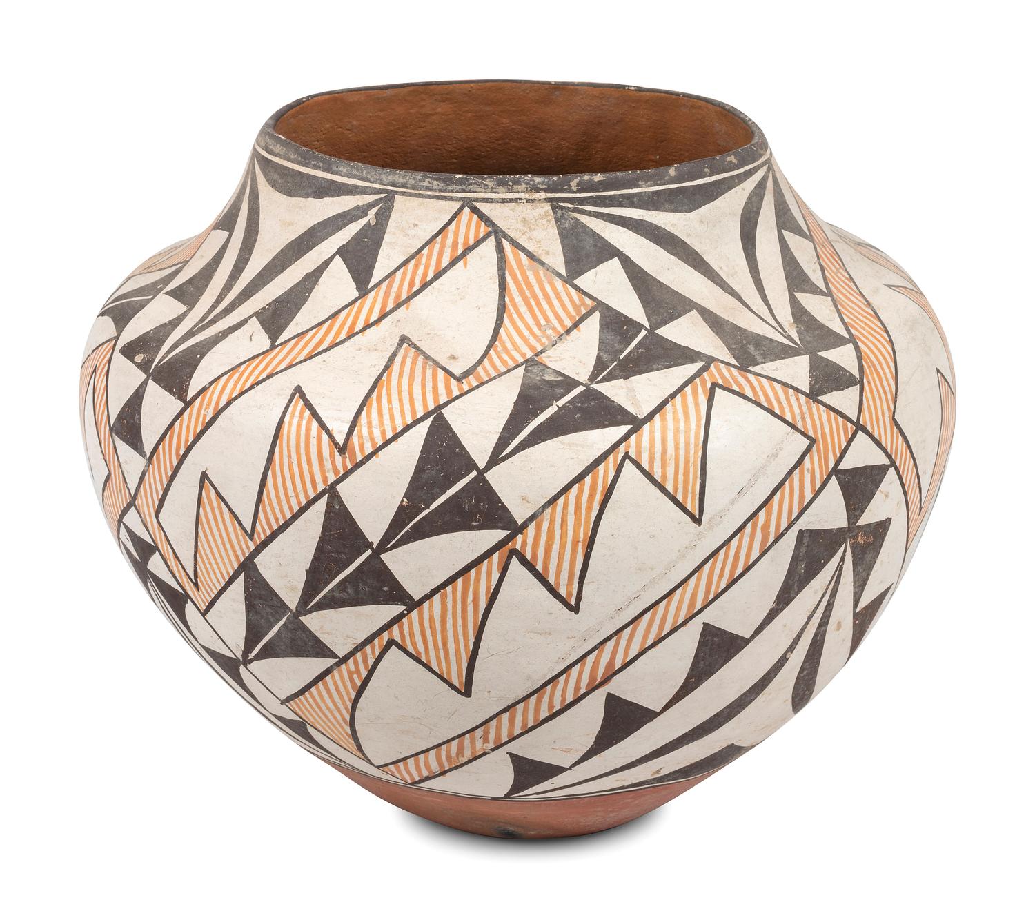 Acoma Polychrome Pottery Jar
