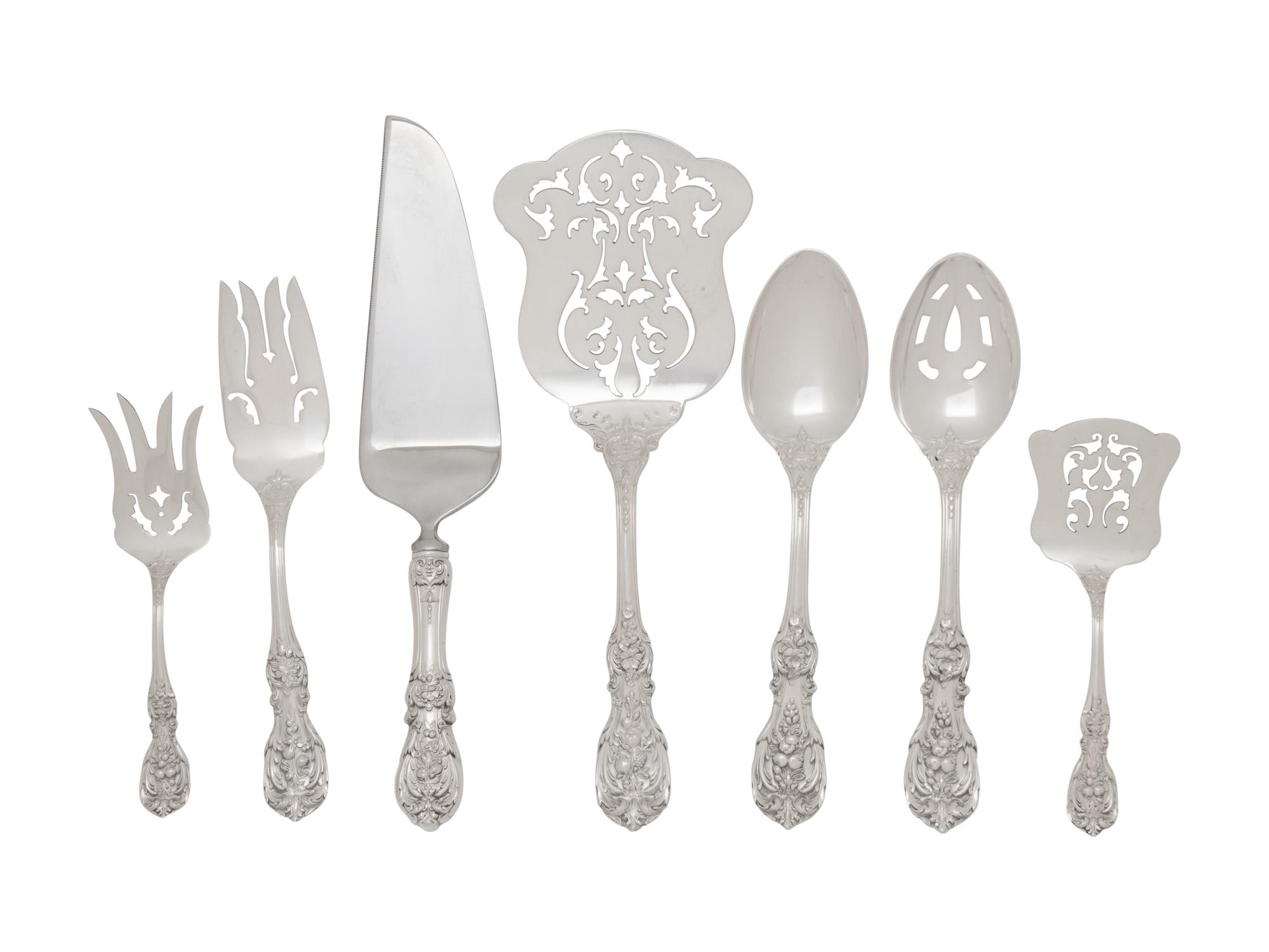 A Group of American Silver Flatware