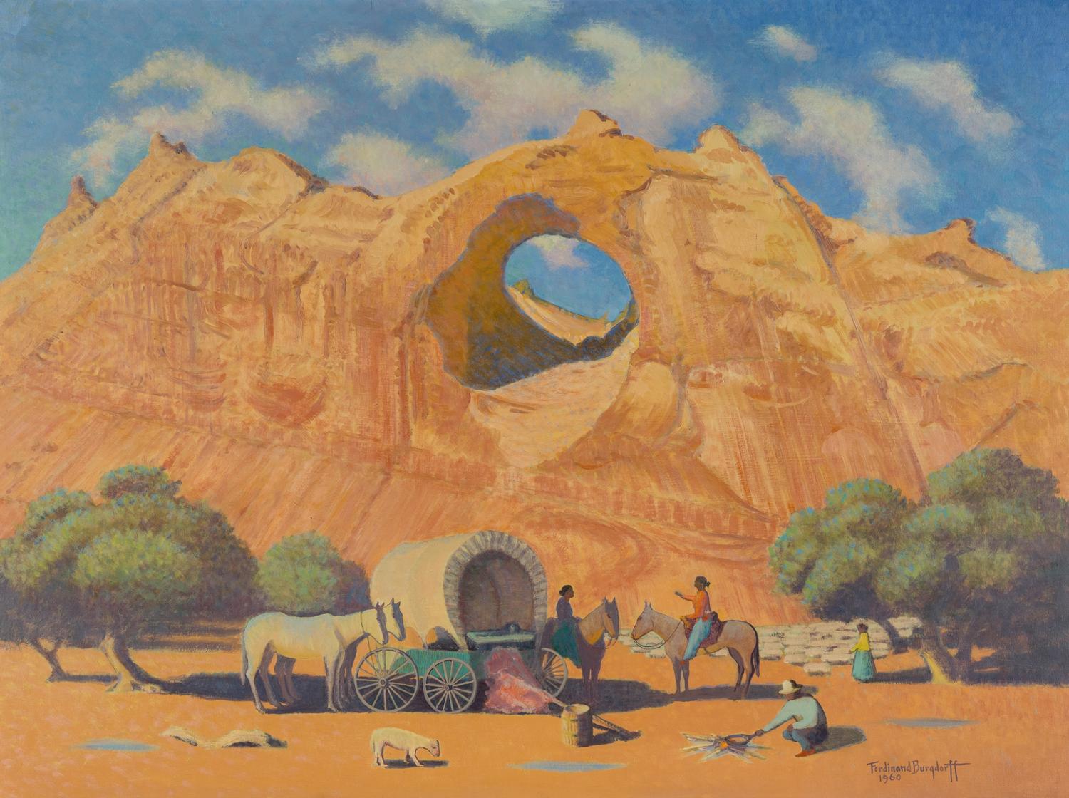 Window Rock, Navajo Tribal Headquarters Near St. Michael's, Arizona , 1960