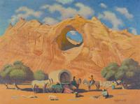 Window Rock, Navajo Tribal Headquarters Near St. Michael's, Arizona , 1960