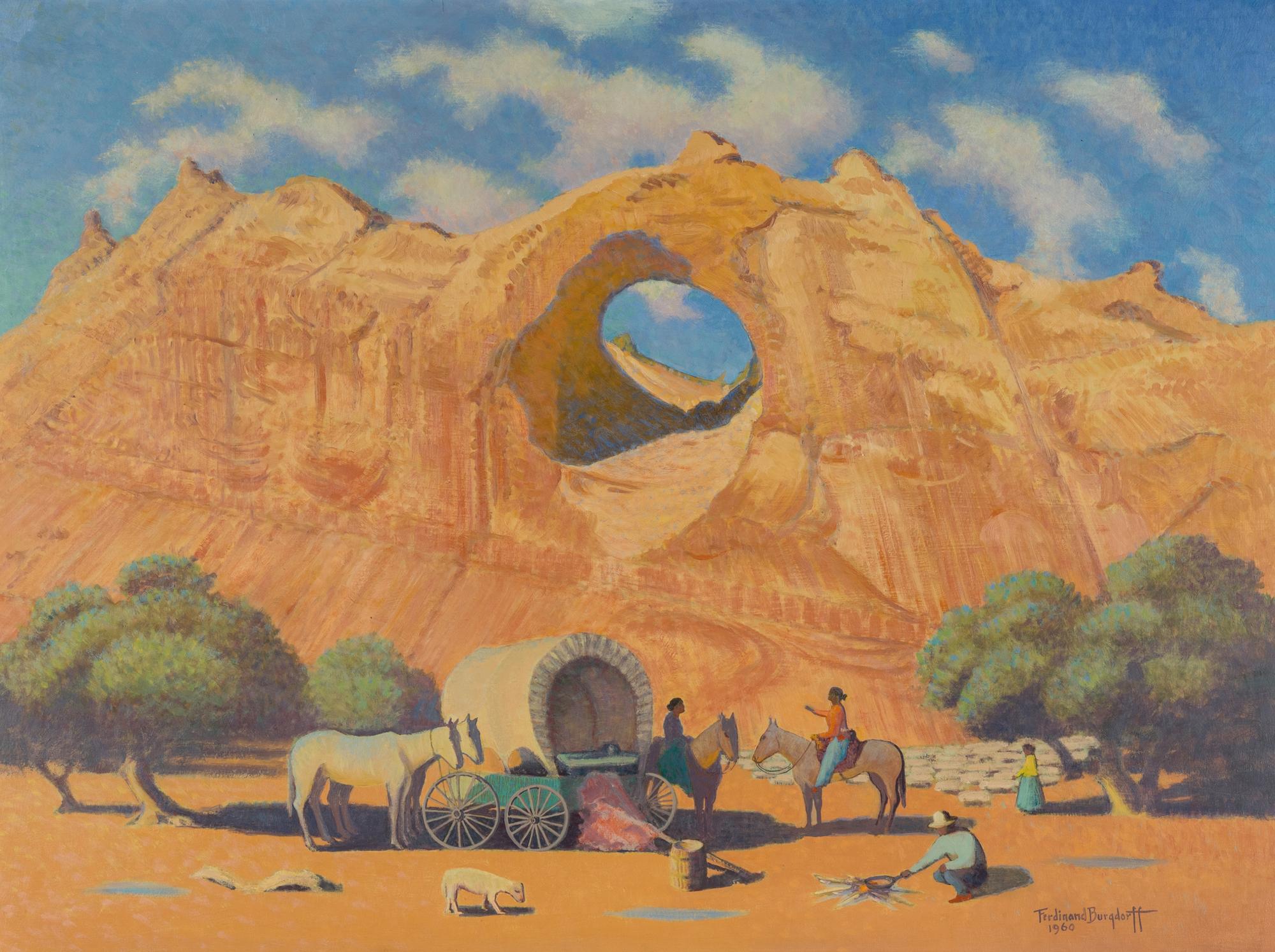 Window Rock, Navajo Tribal Headquarters Near St. Michael's, Arizona , 1960