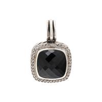 DAVID YURMAN, ONYX AND DIAMOND 'ALBION' PENDANT