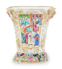 A Rose Medallion Porcelain Vase