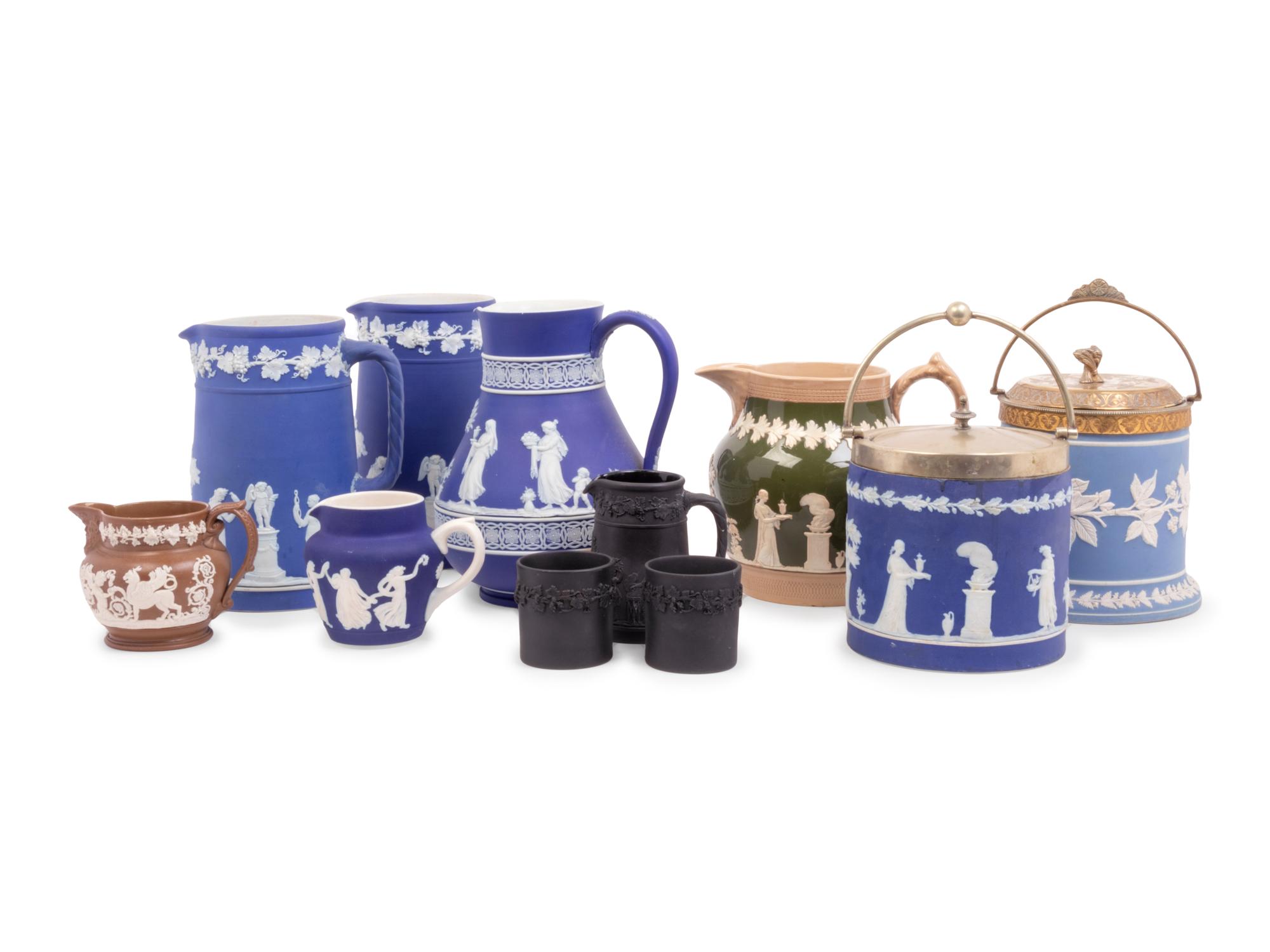 A Group of Jasperware Articles