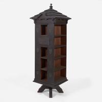 Seymour Easton (British, 1859-1916) "Tabard Inn Library" Revolving Bookcase, circa 1902