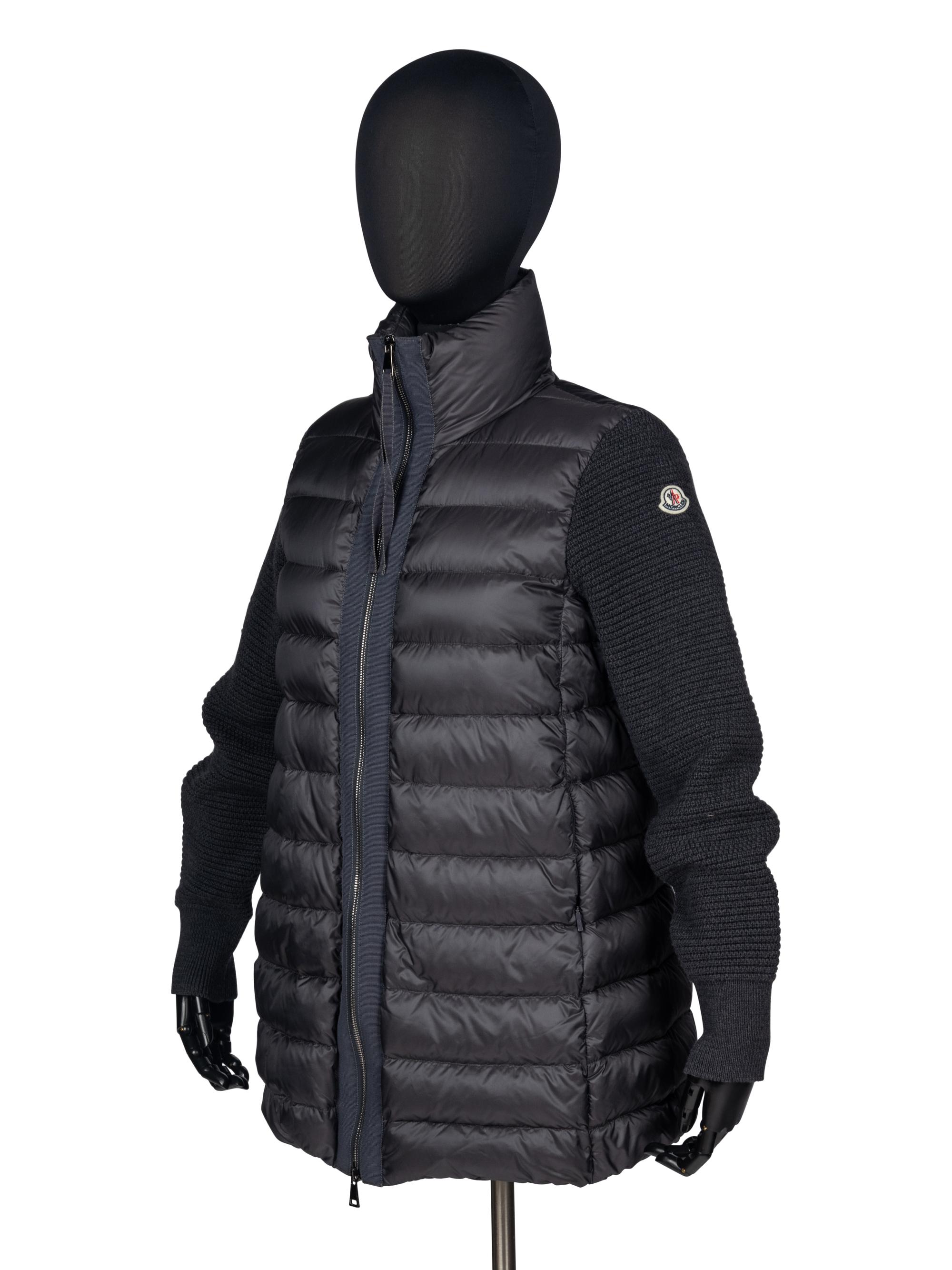 Moncler Maglione Quilted Down & Knit Jacket