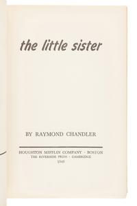 CHANDLER, Raymond (1888-1959). Farewell, My Lovely. New York: Alfred A. Knopf, 1940.